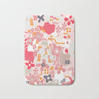 City life botanical park pearl pink Bath Mat Gallery Image 1