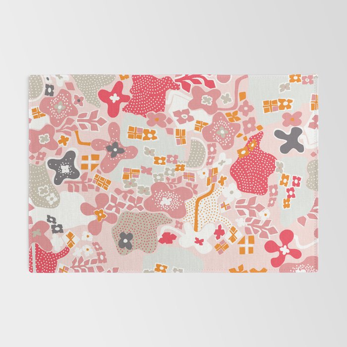 City life botanical park pearl pink Rug Gallery Image 2