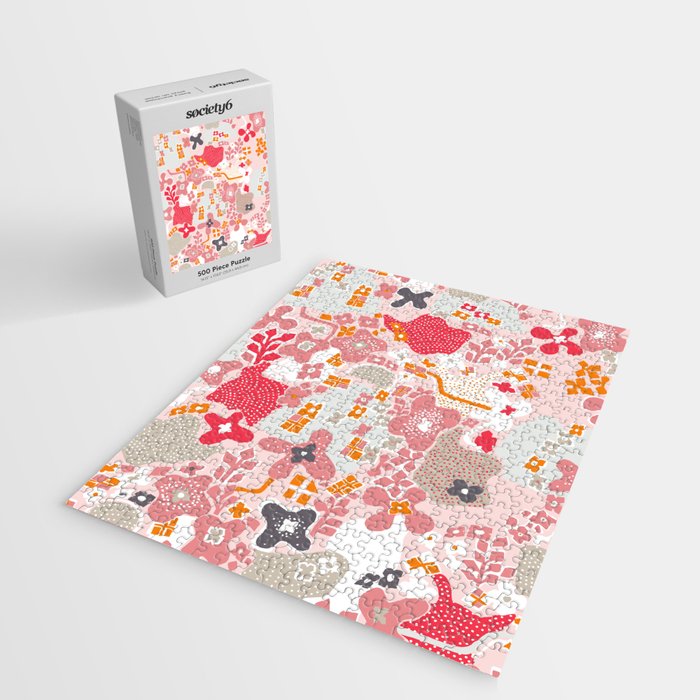 City life botanical park pearl pink Jigsaw Puzzle Gallery Image 2