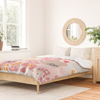 City life botanical park pearl pink Duvet Cover Gallery Image 2