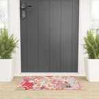 City life botanical park pearl pink Welcome Mat Gallery Image 3