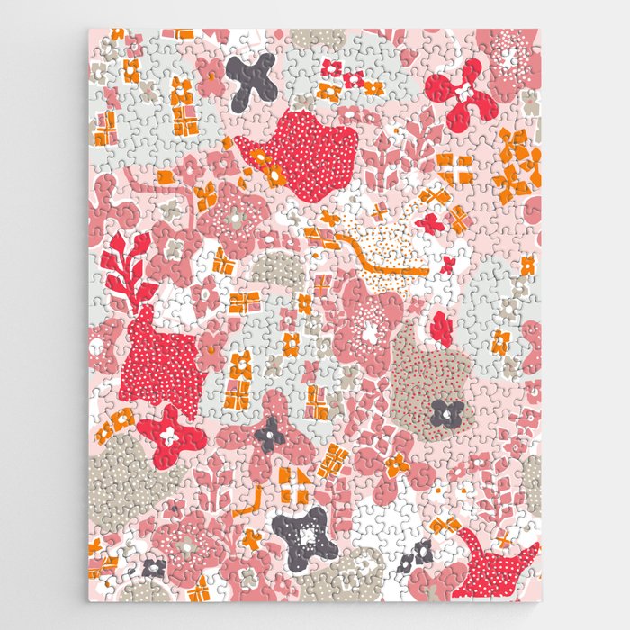 City life botanical park pearl pink Jigsaw Puzzle Gallery Image 1