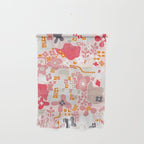 City life botanical park pearl pink Wall Hanging Gallery Image 1