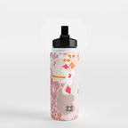 City life botanical park pearl pink Water Bottle Gallery Image 2