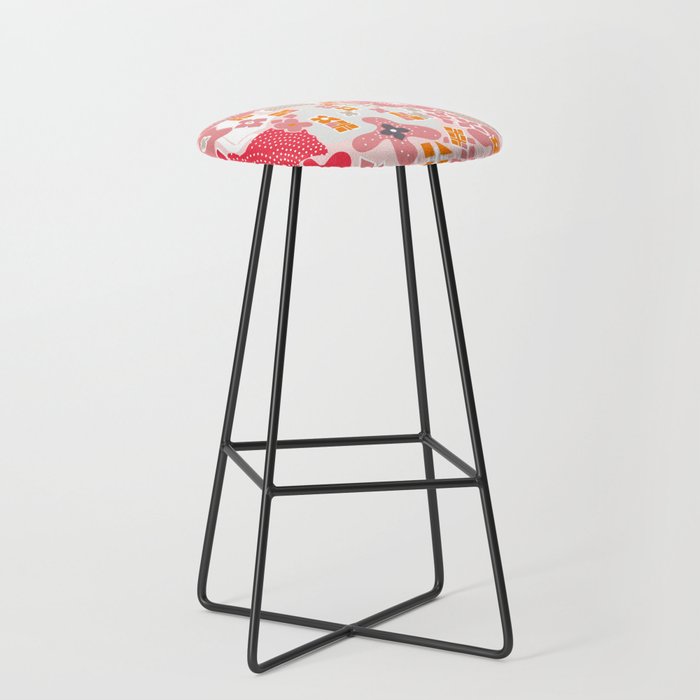 City life botanical park pearl pink Stool Gallery Image 1