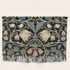 William Morris Lodden Border Midnight Indigo Wall Hanging Gallery Image 1