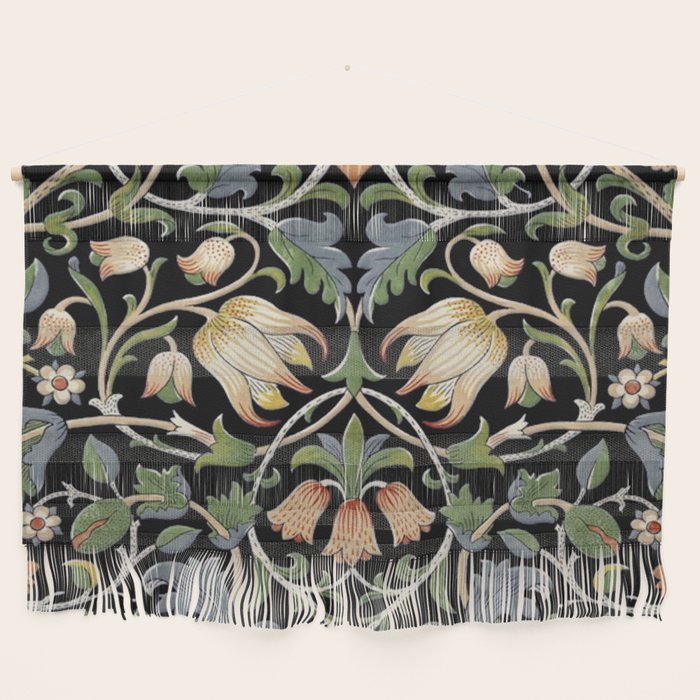 William Morris Lodden Border Midnight Indigo Wall Hanging Gallery Image 1