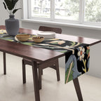 William Morris Lodden Border Midnight Indigo Table Runner Gallery Image 2