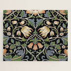 William Morris Lodden Border Midnight Indigo Jigsaw Puzzle Gallery Image 1