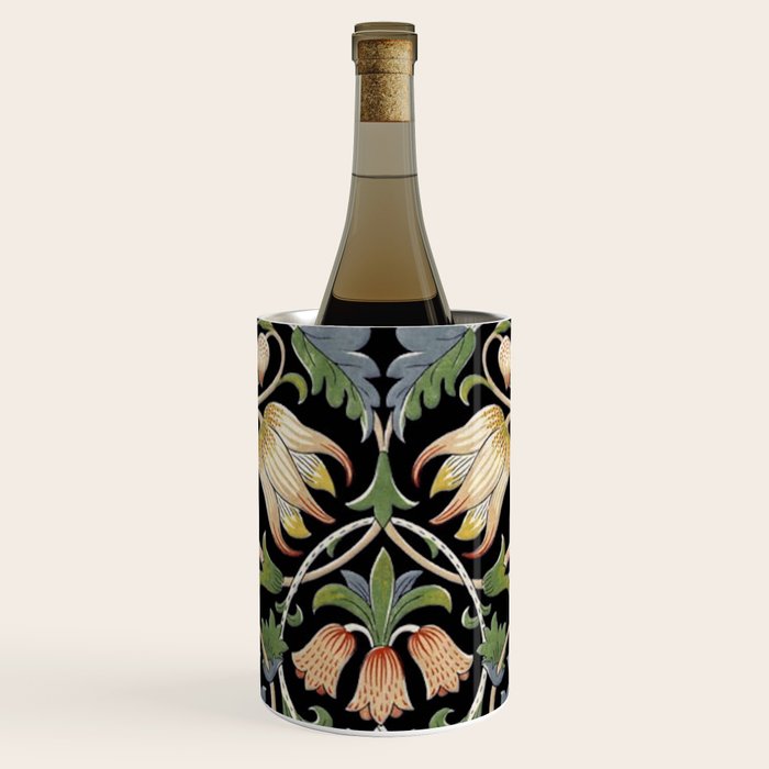 William Morris Lodden Border Midnight Indigo Wine Chiller Gallery Image 1