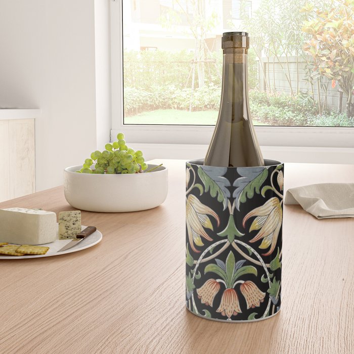 William Morris Lodden Border Midnight Indigo Wine Chiller Gallery Image 4