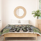 William Morris Lodden Border Midnight Indigo Duvet Cover Gallery Image 3