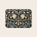 William Morris Lodden Border Midnight Indigo Bath Mat Gallery Image 1