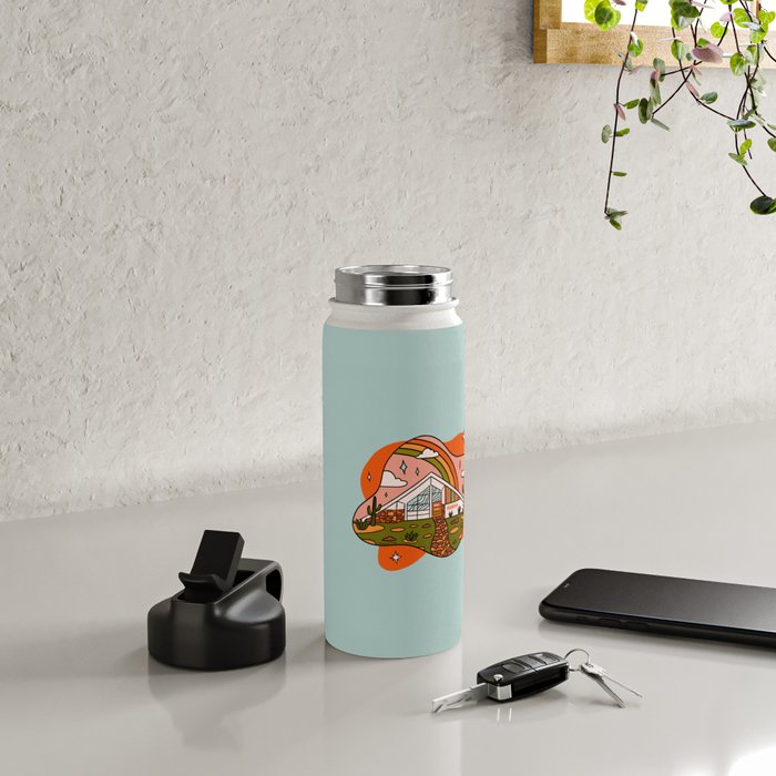 Aquarius Mid Century House Water Bottle Gallery Image 4