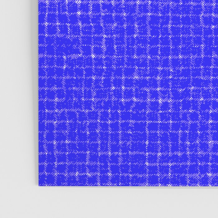 Electric Blue Grasscloth Poster Gallery Image 3