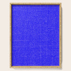 Electric Blue Grasscloth Serving Tray Gallery Image 1