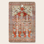 Silk Tabriz Northwest Persian Rug Print Cutting Board Gallery Image 1