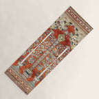 Silk Tabriz Northwest Persian Rug Print Yoga Mat Gallery Image 1