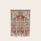 Silk Tabriz Northwest Persian Rug Print Wall Hanging Gallery Image 1