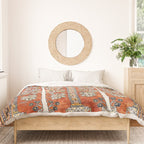 Silk Tabriz Northwest Persian Rug Print Duvet Cover Gallery Image 3
