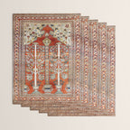 Silk Tabriz Northwest Persian Rug Print Wrapping Paper Gallery Image 3