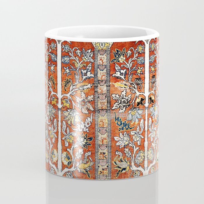 Silk Tabriz Northwest Persian Rug Print Coffee Mug Gallery Image 4