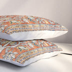 Silk Tabriz Northwest Persian Rug Print Pillow Sham Gallery Image 3