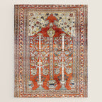 Silk Tabriz Northwest Persian Rug Print Jigsaw Puzzle Gallery Image 1