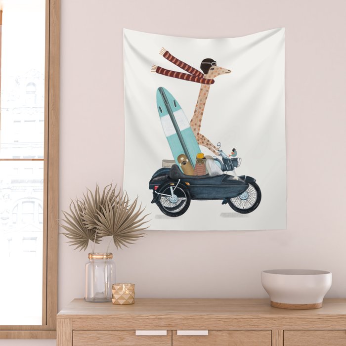 surf trip Wall Tapestry Gallery Image 2