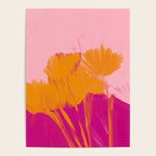 Bloom In Orange & Pink Poster Gallery Image 4