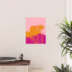 Bloom In Orange & Pink Poster Gallery Image 2