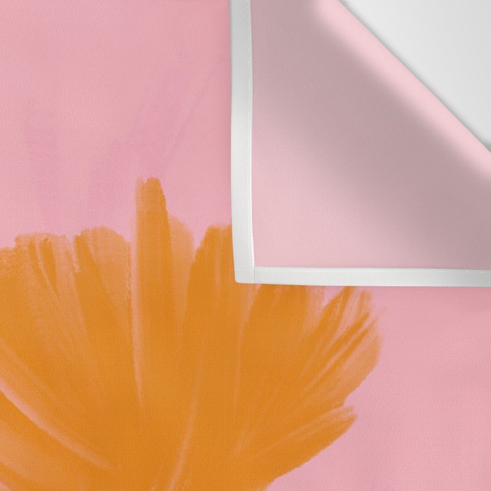 Bloom In Orange & Pink Wall Tapestry Gallery Image 3
