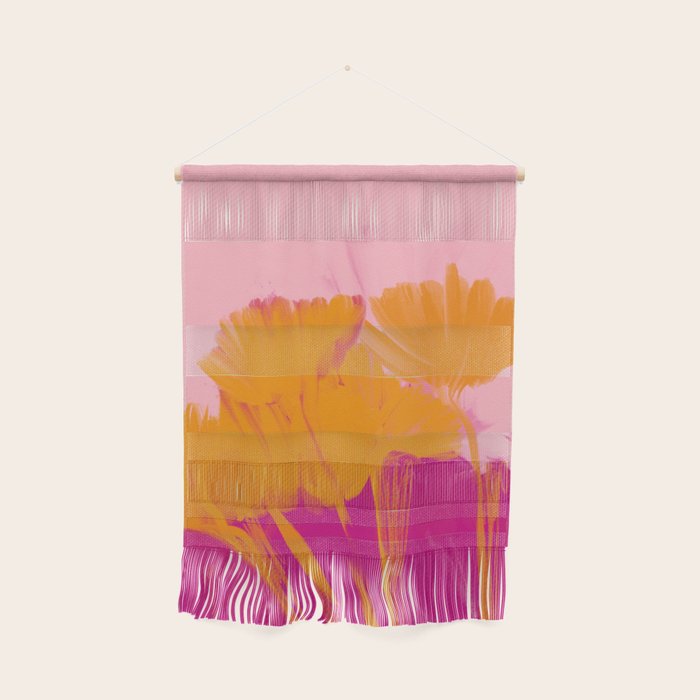 Bloom In Orange & Pink Wall Hanging Gallery Image 1