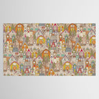 vintage gingerbread town Tablecloth Gallery Image 2