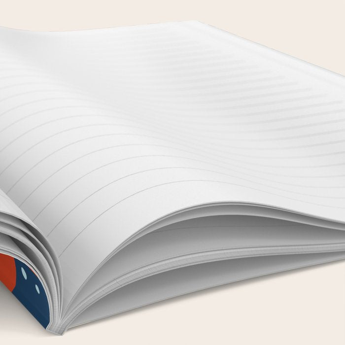 Christmas presents red and blue pattern Notebook Gallery Image 2