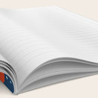 Christmas presents red and blue pattern Notebook Gallery Image 2