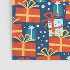 Christmas presents red and blue pattern Poster Gallery Image 3
