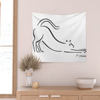 Cat by Pablo Picasso Wall Tapestry Gallery Image 2