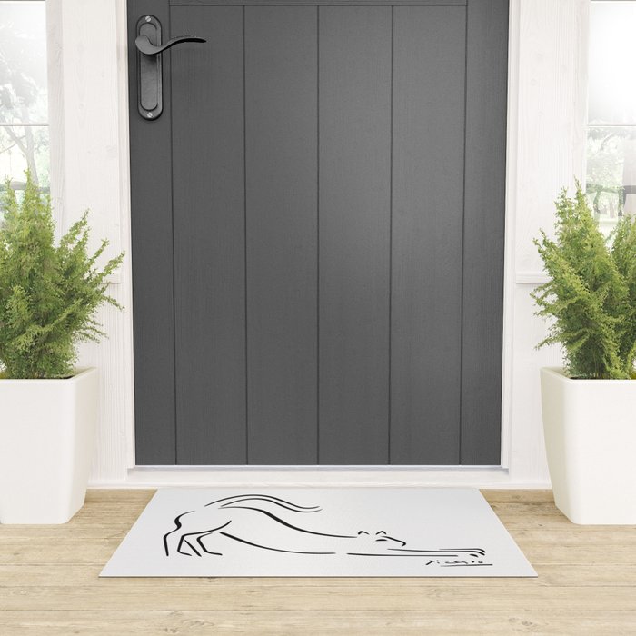 Cat by Pablo Picasso Welcome Mat Gallery Image 3