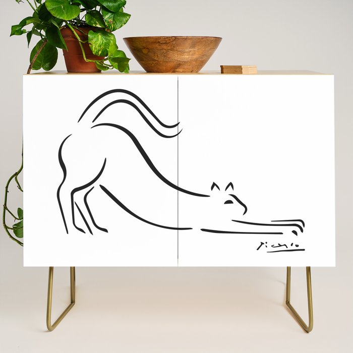 Cat by Pablo Picasso Credenza Gallery Image 1