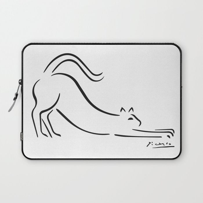 Cat by Pablo Picasso Laptop Sleeve Gallery Image 1