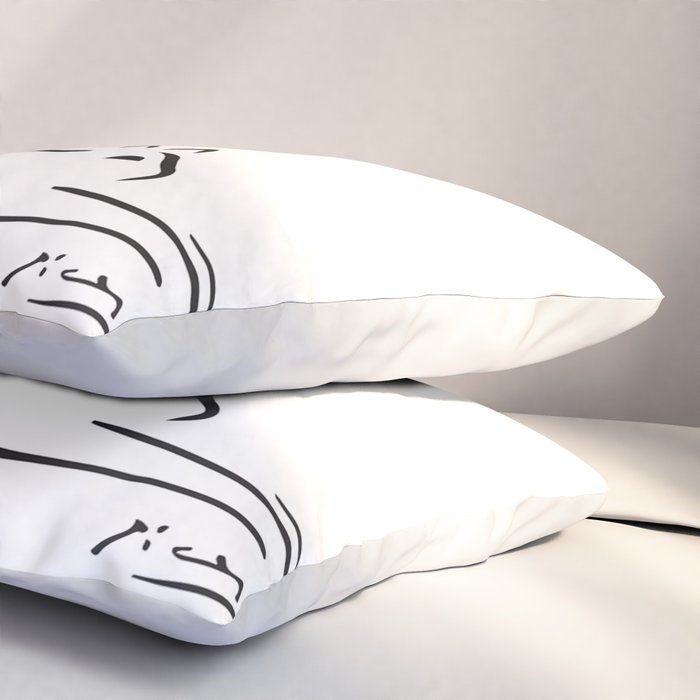 Cat by Pablo Picasso Pillow Sham Gallery Image 3