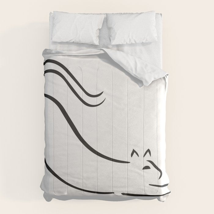 Cat by Pablo Picasso Comforter Gallery Image 6