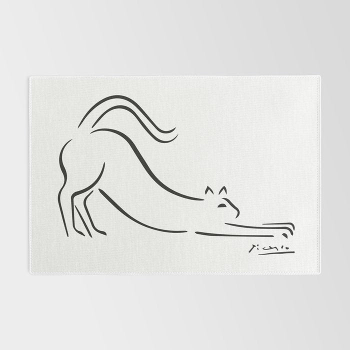 Cat by Pablo Picasso Rug Gallery Image 2