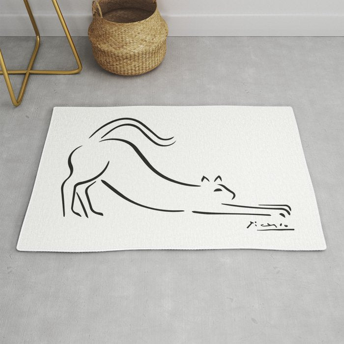 Cat by Pablo Picasso Rug Gallery Image 1