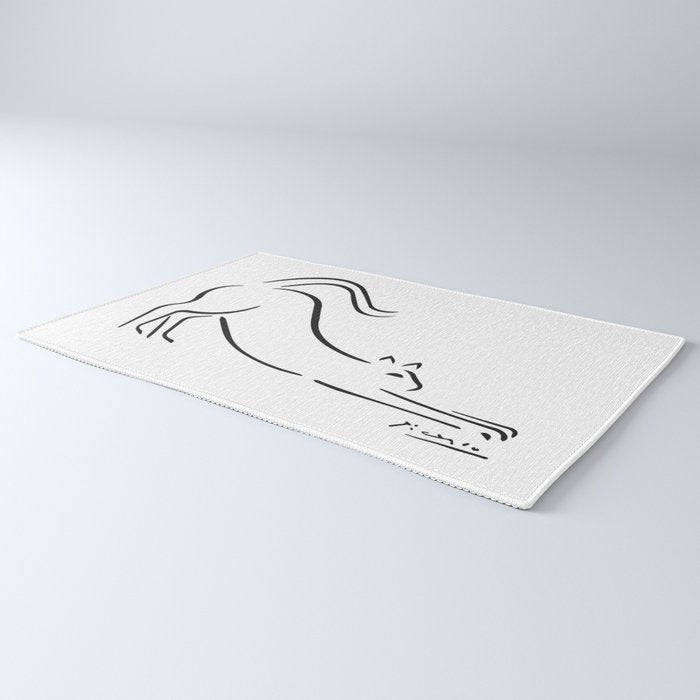 Cat by Pablo Picasso Rug Gallery Image 3