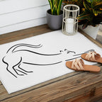 Cat by Pablo Picasso Outdoor Rug Gallery Image 2