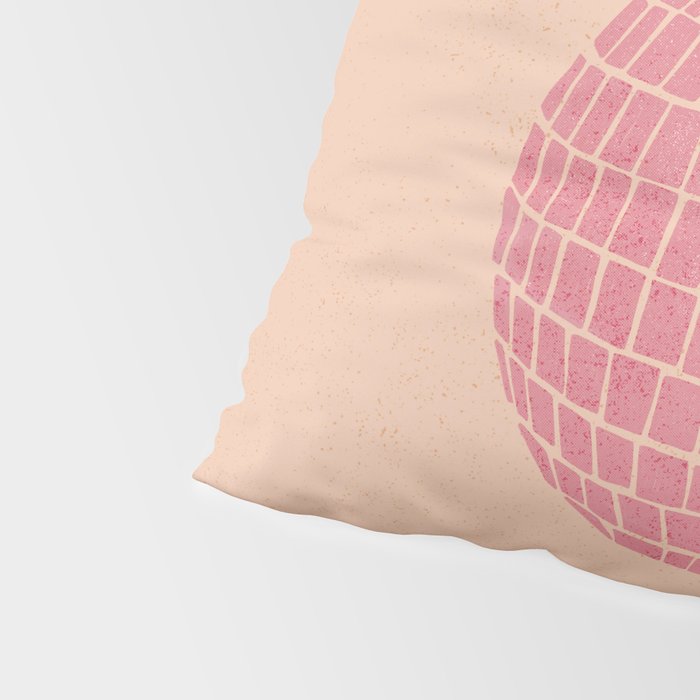 Disco Ball in Pink Pillow Sham Gallery Image 4