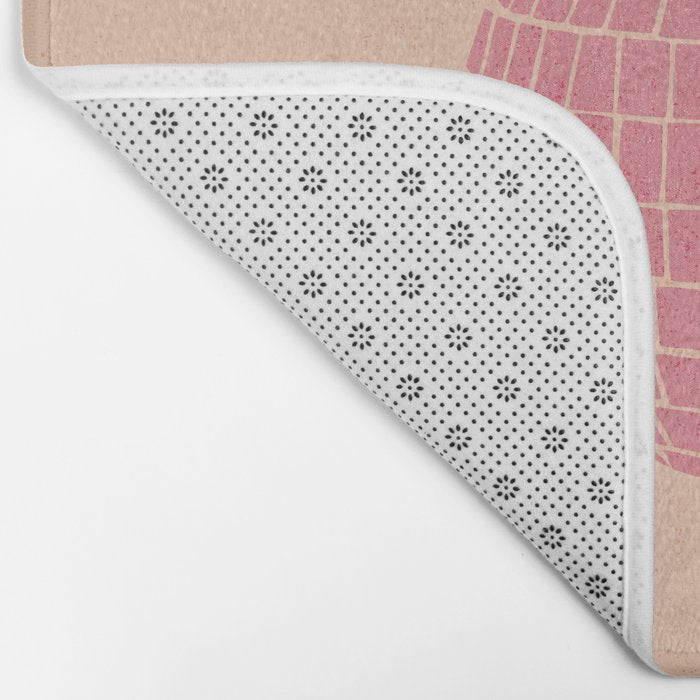 Disco Ball in Pink Bath Mat Gallery Image 2
