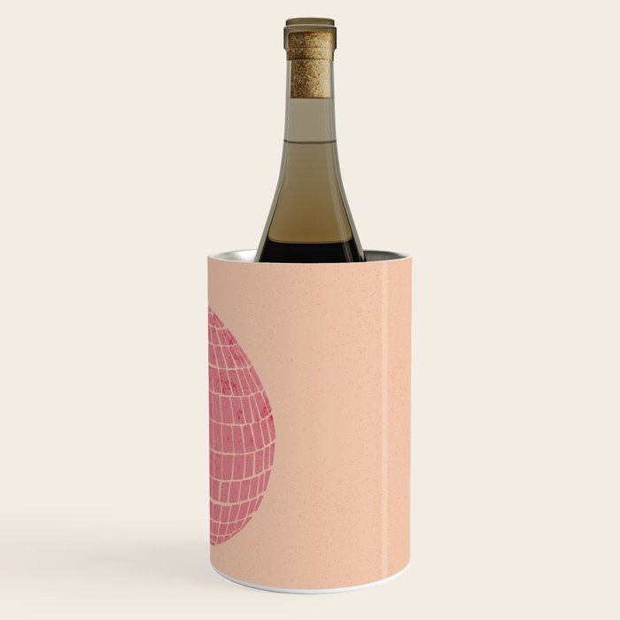 Disco Ball in Pink Wine Chiller Gallery Image 3